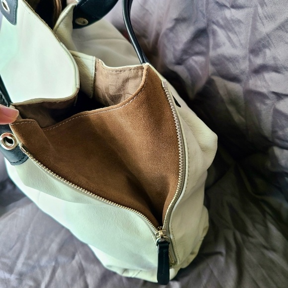 FURLA 2 Way Bag Leather Suede - Picture 4 of 8